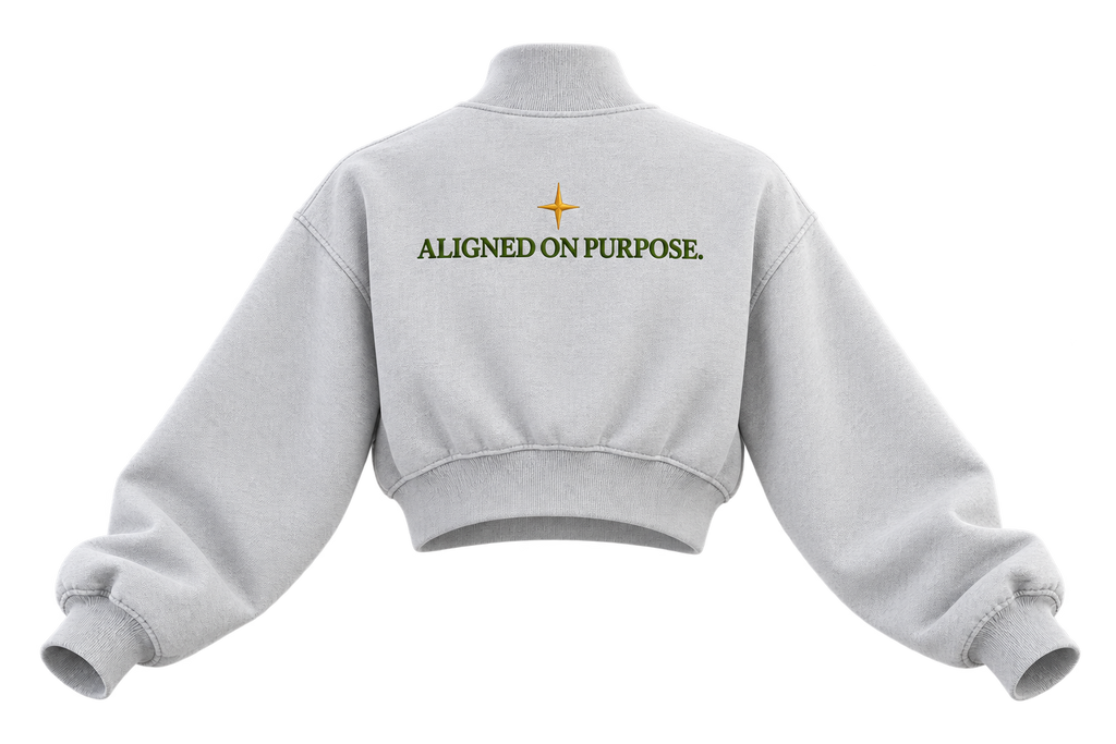 Move2Align Women's Crop Mock-Neck Sweatshirt