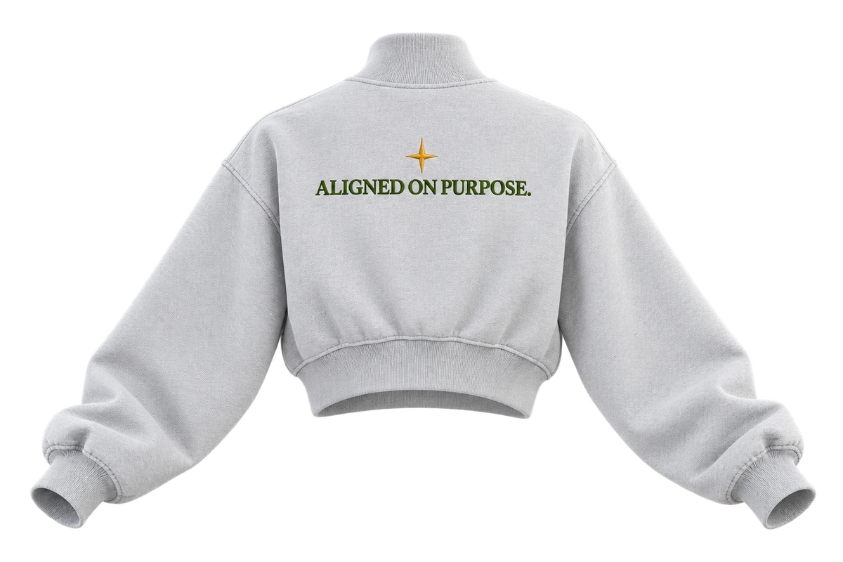 Move2Align Women's Crop Mock-Neck Sweatshirt