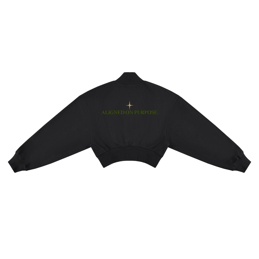 Move2Align Women's Crop Mock-Neck Sweatshirt