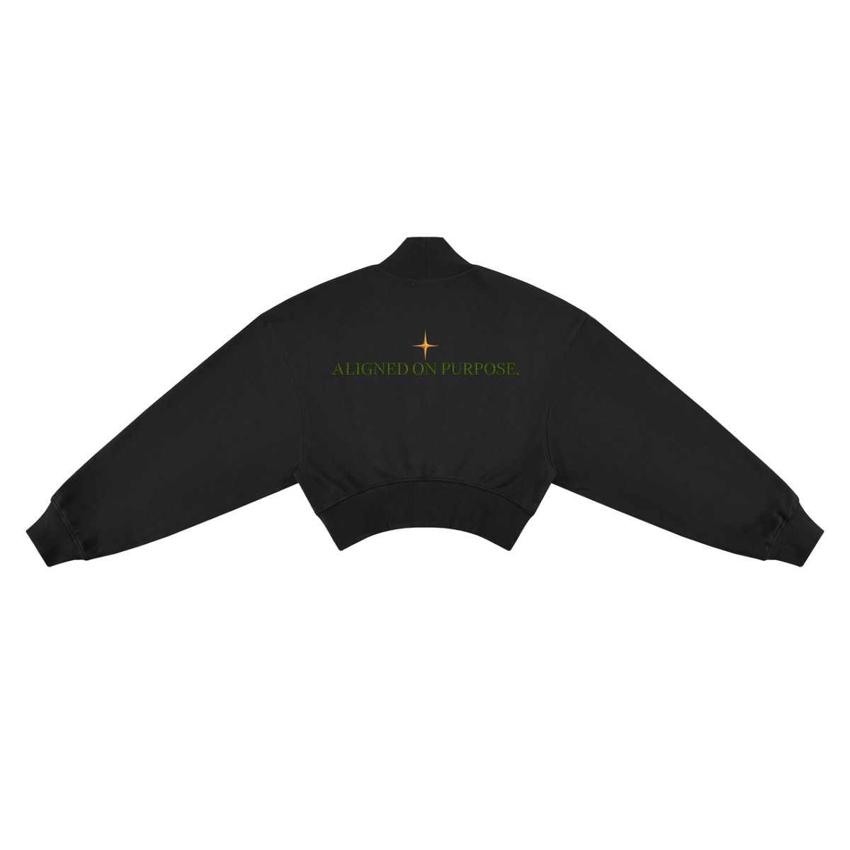 Move2Align Women's Crop Mock-Neck Sweatshirt