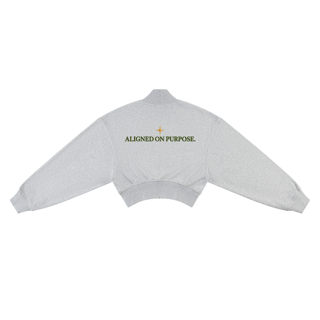 Move2Align Women's Crop Mock-Neck Sweatshirt