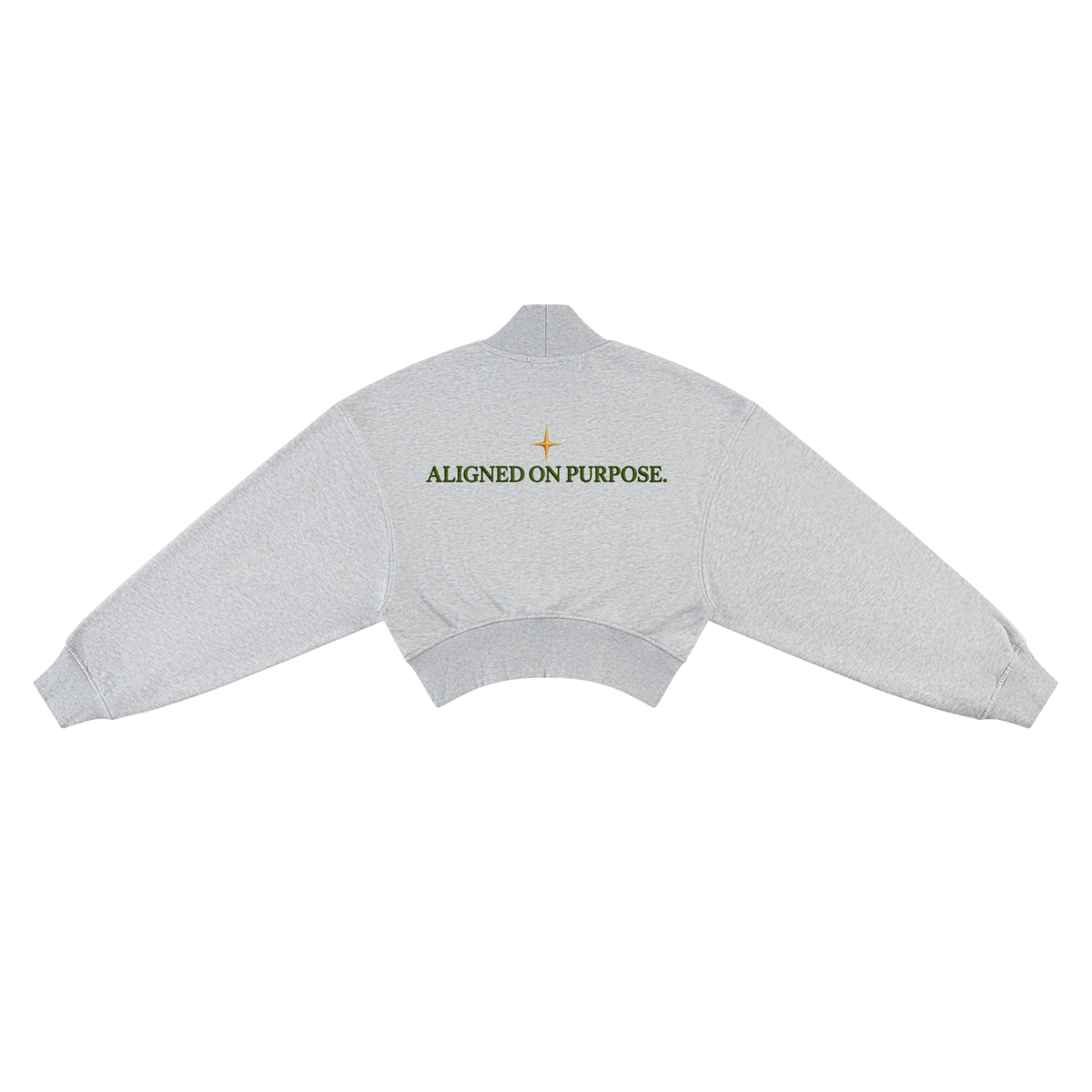 Move2Align Women's Crop Mock-Neck Sweatshirt