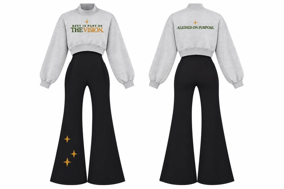 Move2Align Women's Flared-Leg Jumpsuit