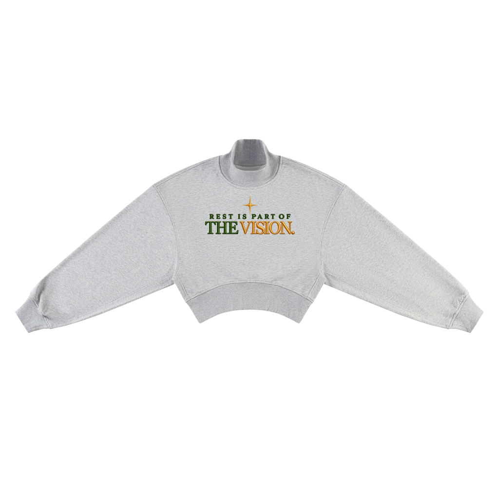 Move2Align Women's Crop Mock-Neck Sweatshirt