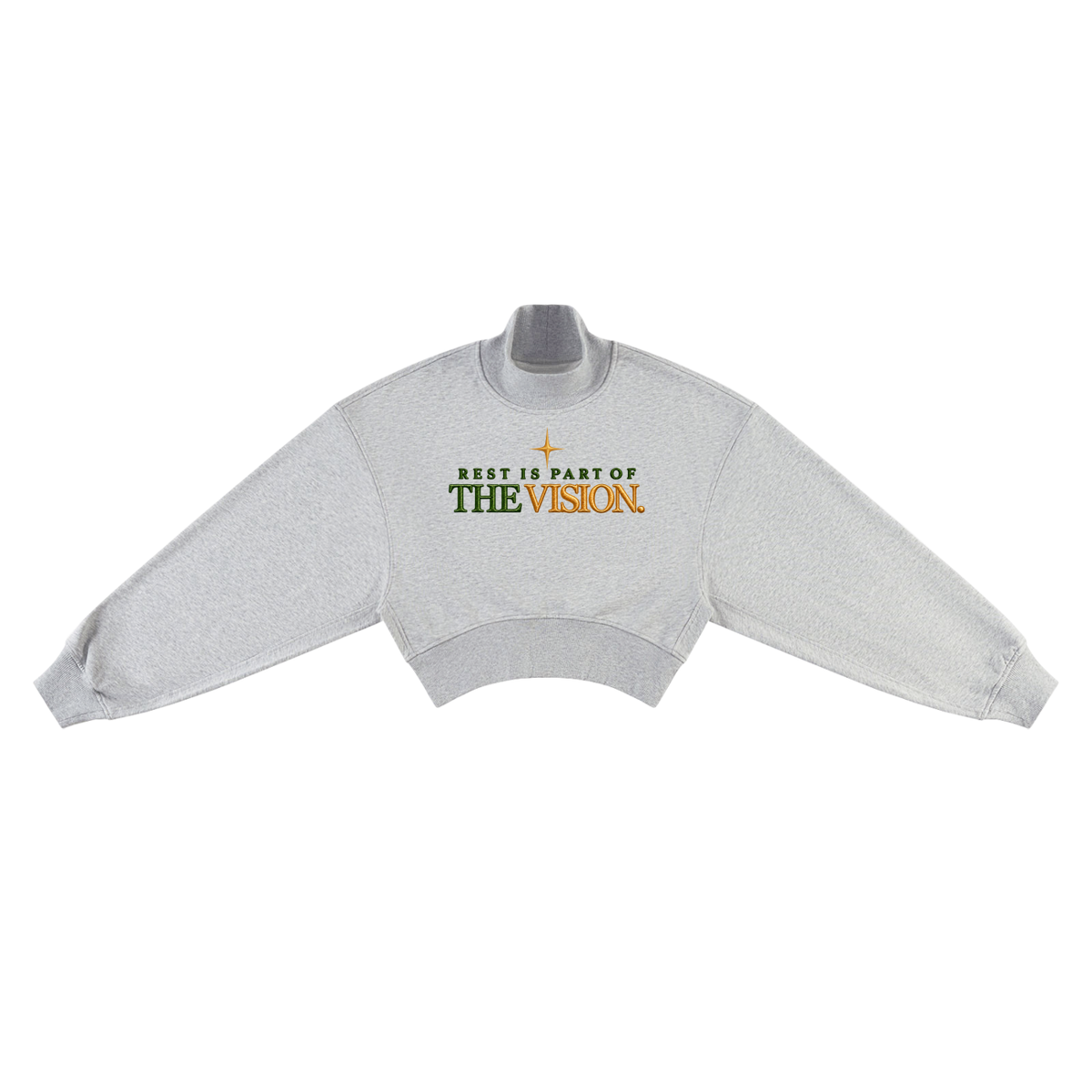 Move2Align Women's Crop Mock-Neck Sweatshirt